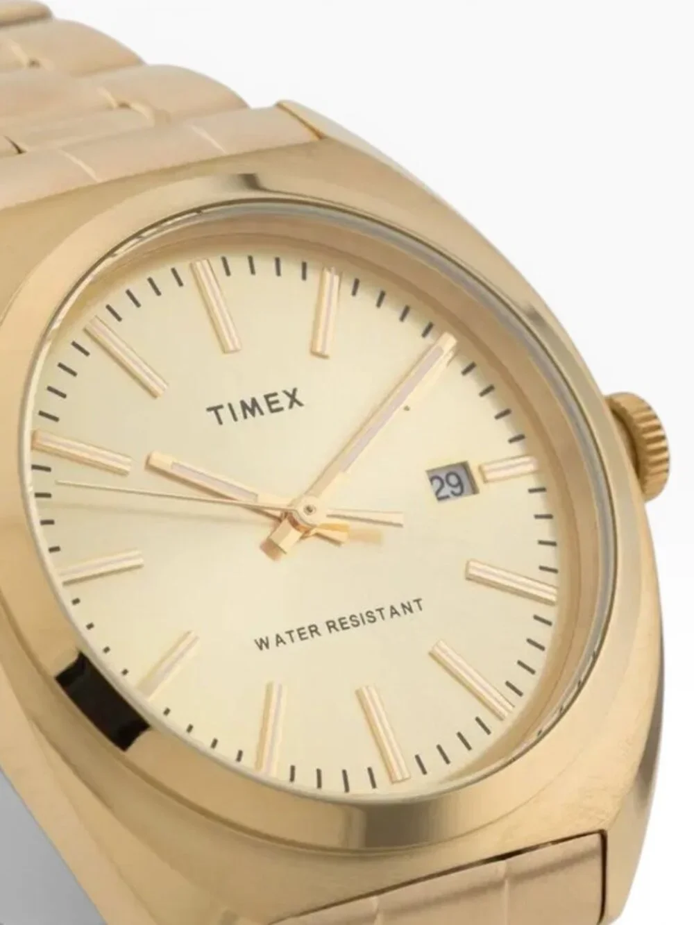 Timex Milano XL 38mm Gold Watch NWOT Box